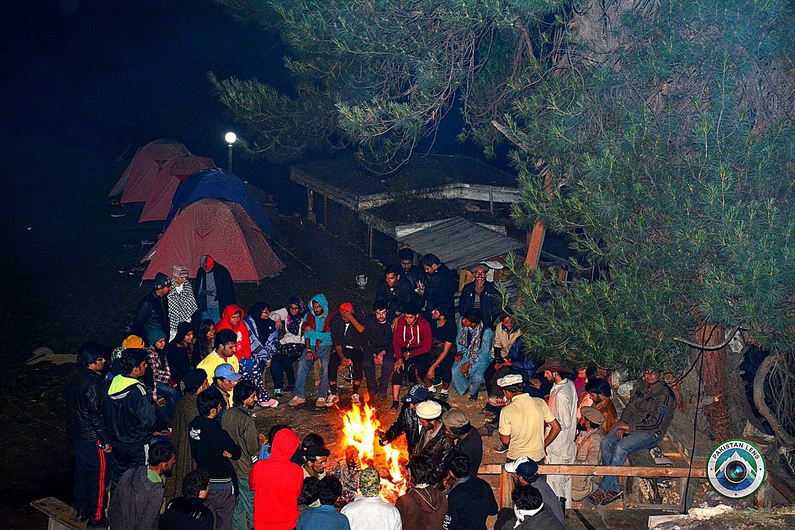 bonfire fairy meadows students pakistan
