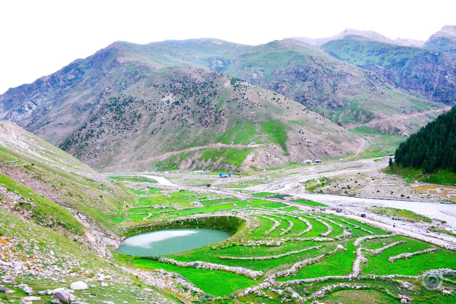 pyala lake top view kaghan valley