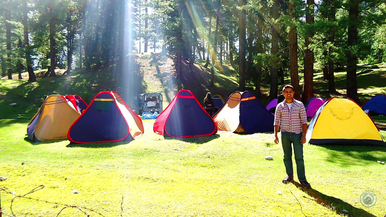 rama meadows tents pine forest pakistan