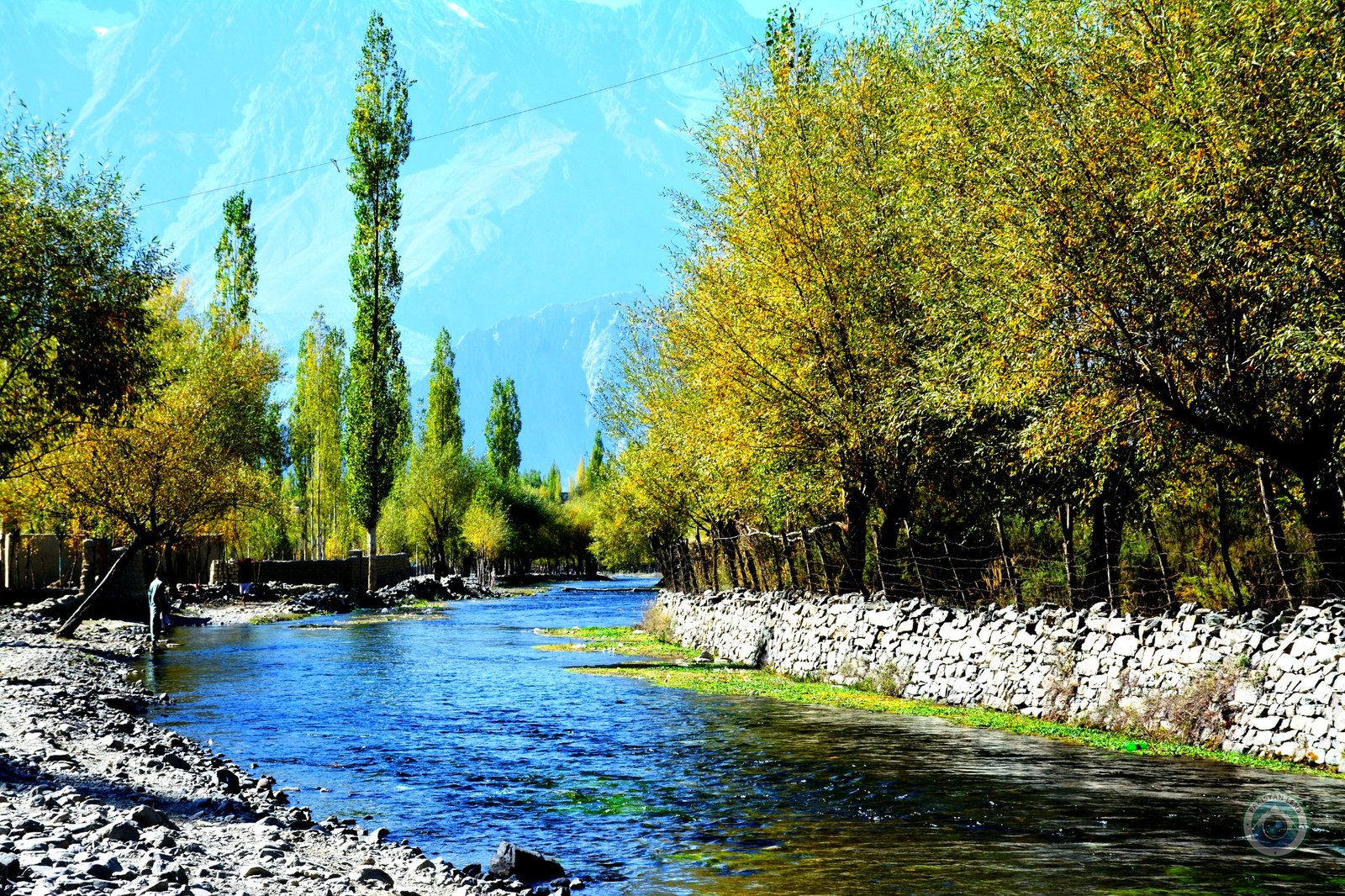 skardu river roadside view gilgit baltistan
