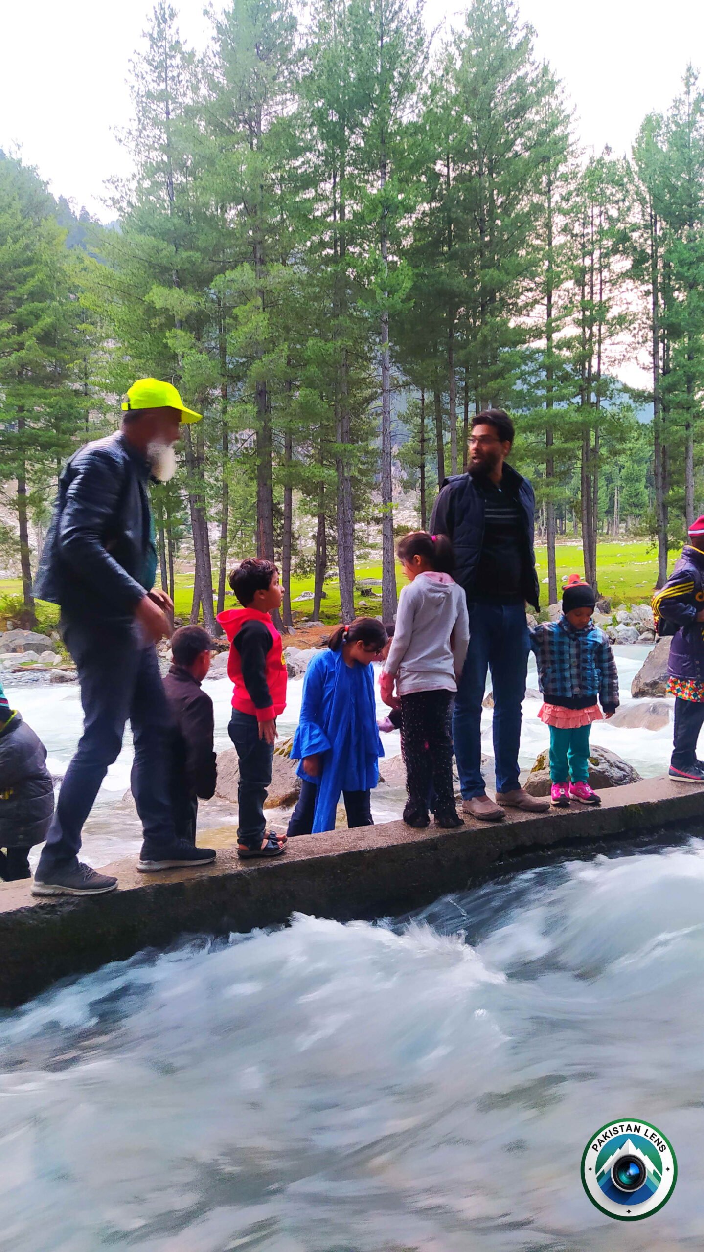 Tourist view of Kumrat Forest and Panjkora River.