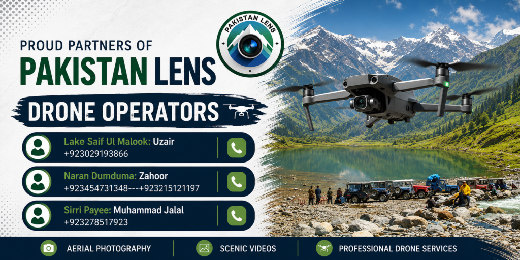 Drone operators in Kaghan Valley, Lake Saif ul Malook & Siri Paye | Pakistan Lens